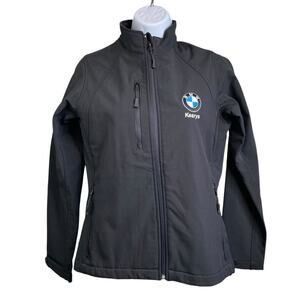 BMW Kearys Dublin Women’s Black Softshell Motorsport Jacket Size‎ S Ireland Team